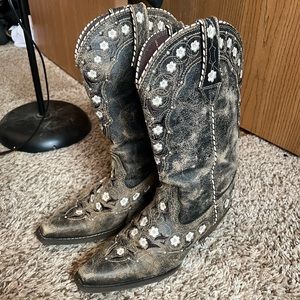 Durango boots western snip toe.